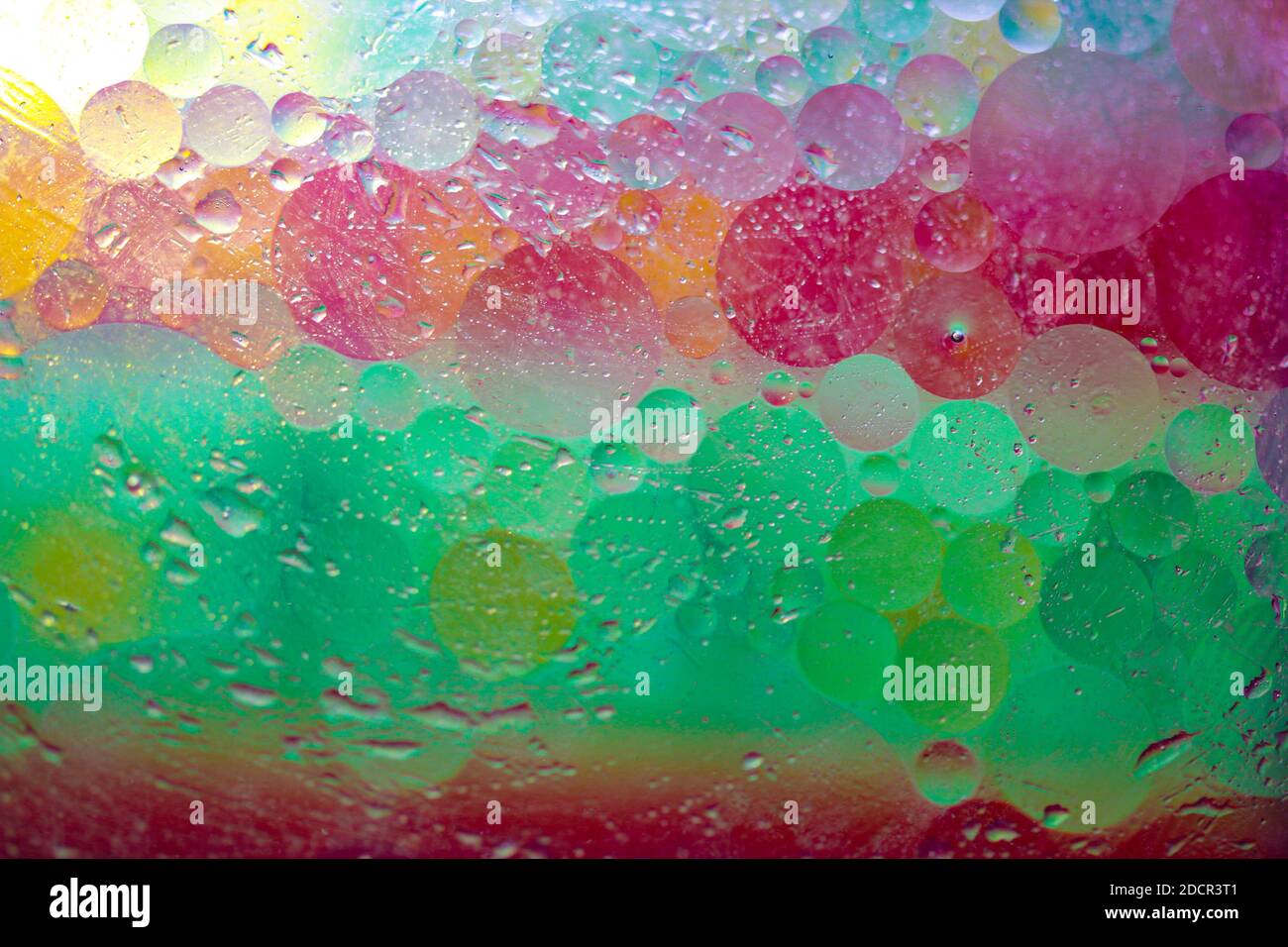 Cosmic abstract background. Abstract molecule sctructure. Water bubbles. Macro shot molecule. Abstract space background. Stock Photo