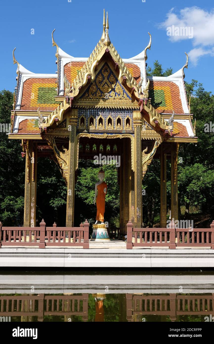 first freestanding buddha shrine in Europe in Munich, Germany. Stock Photo