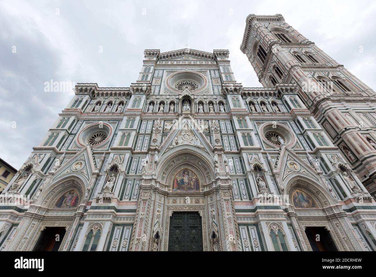 The Basilica di Santa Maria del Fiore, Basilica of Saint Mary of the Flower, Florence, Italy Stock Photo