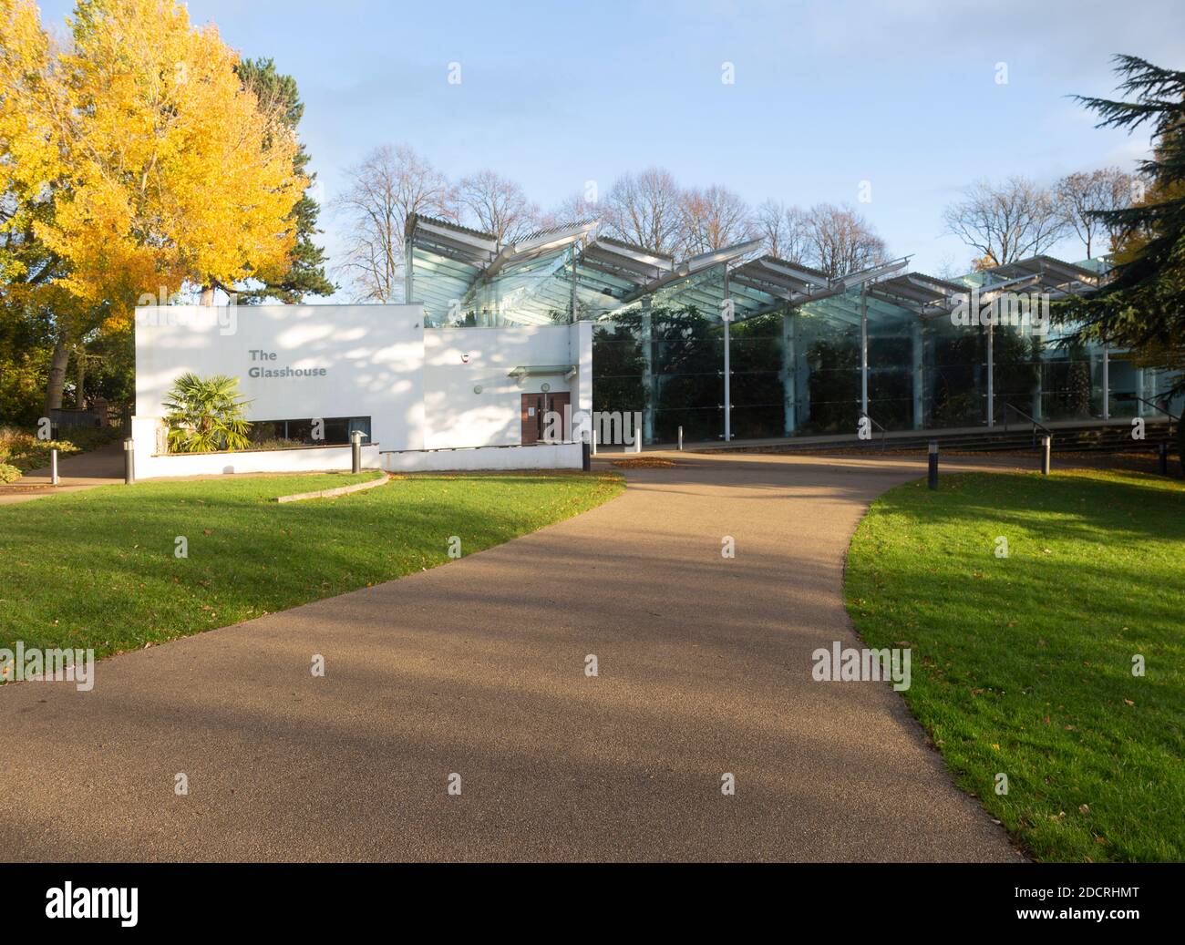 The Glasshouse building Jephson, Gardens park, Royal Leamington Spa