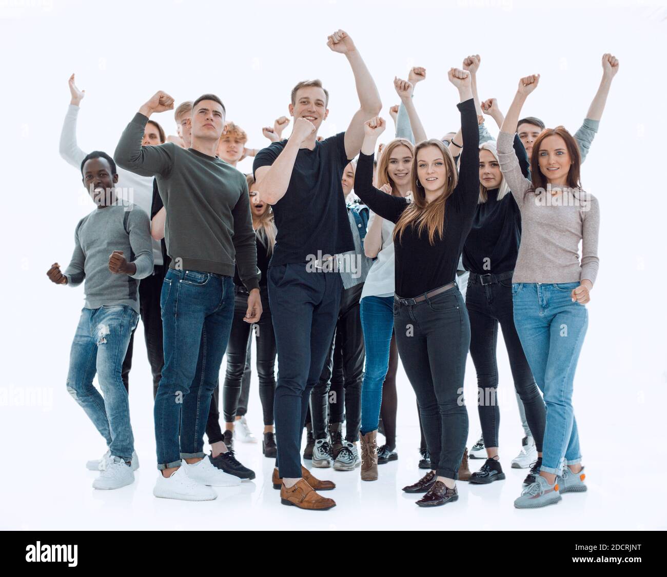 diverse group of happy young people standing together Stock Photo - Alamy