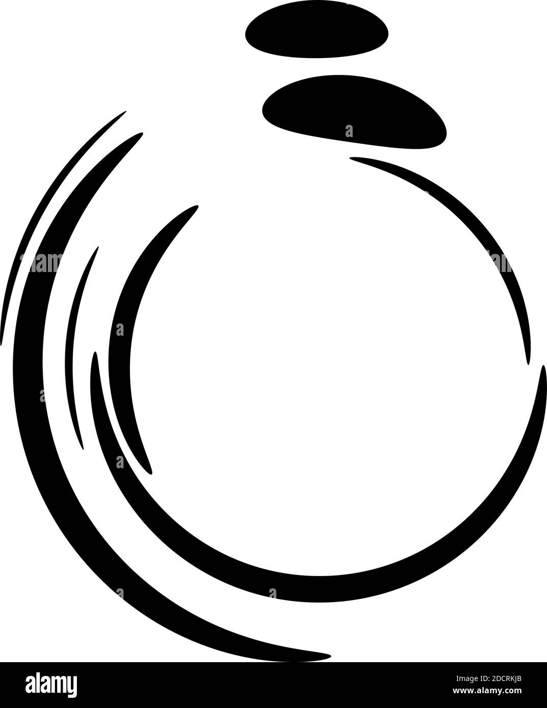 Smudged, smeared circular stain spot. Ink blot, blotch. Speckle, splat ...