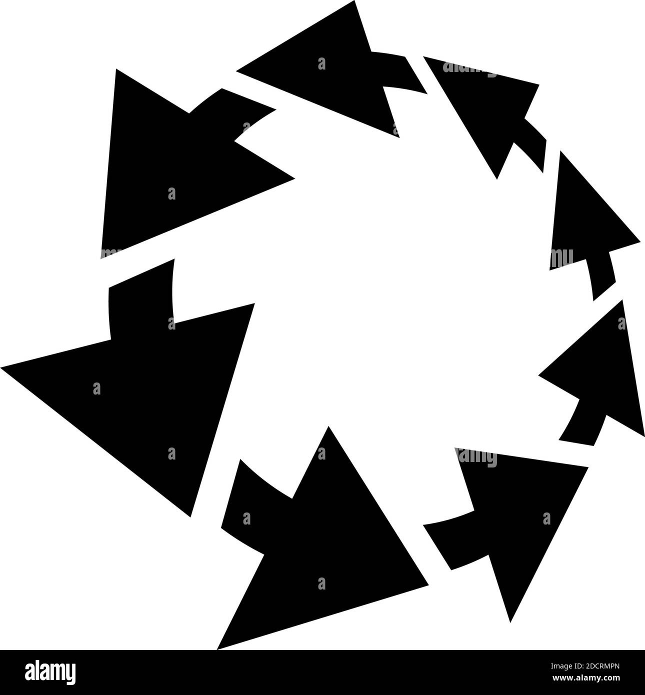 Circular, circle arrow CCW, CW series – Stock illustration, Clip art ...
