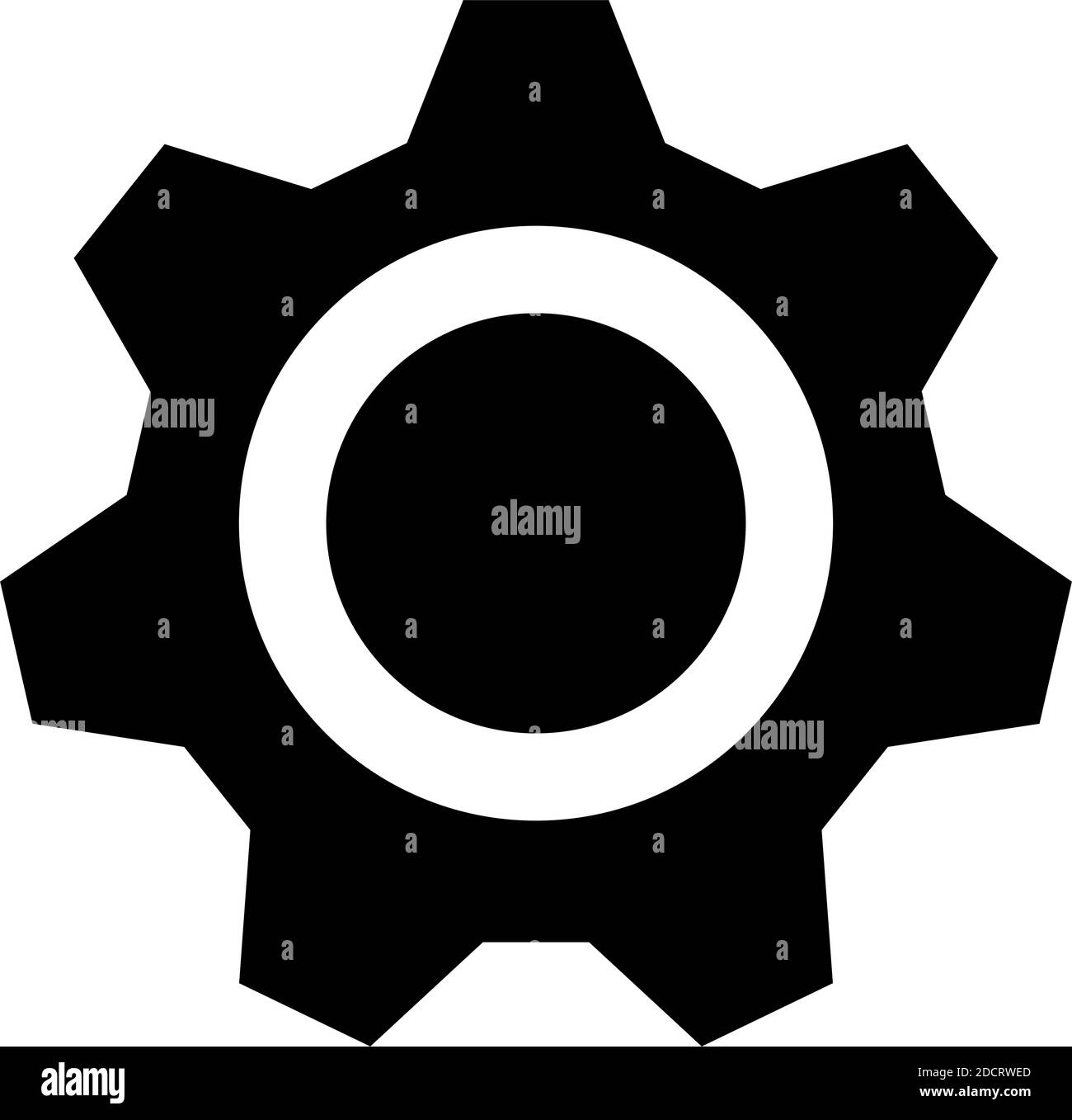 Gear, cogwheel, gearwheel icon, symbol and logo. Setup, customization, technical concept vector logo – Stock illustration, Clip-art graphics Stock Vector