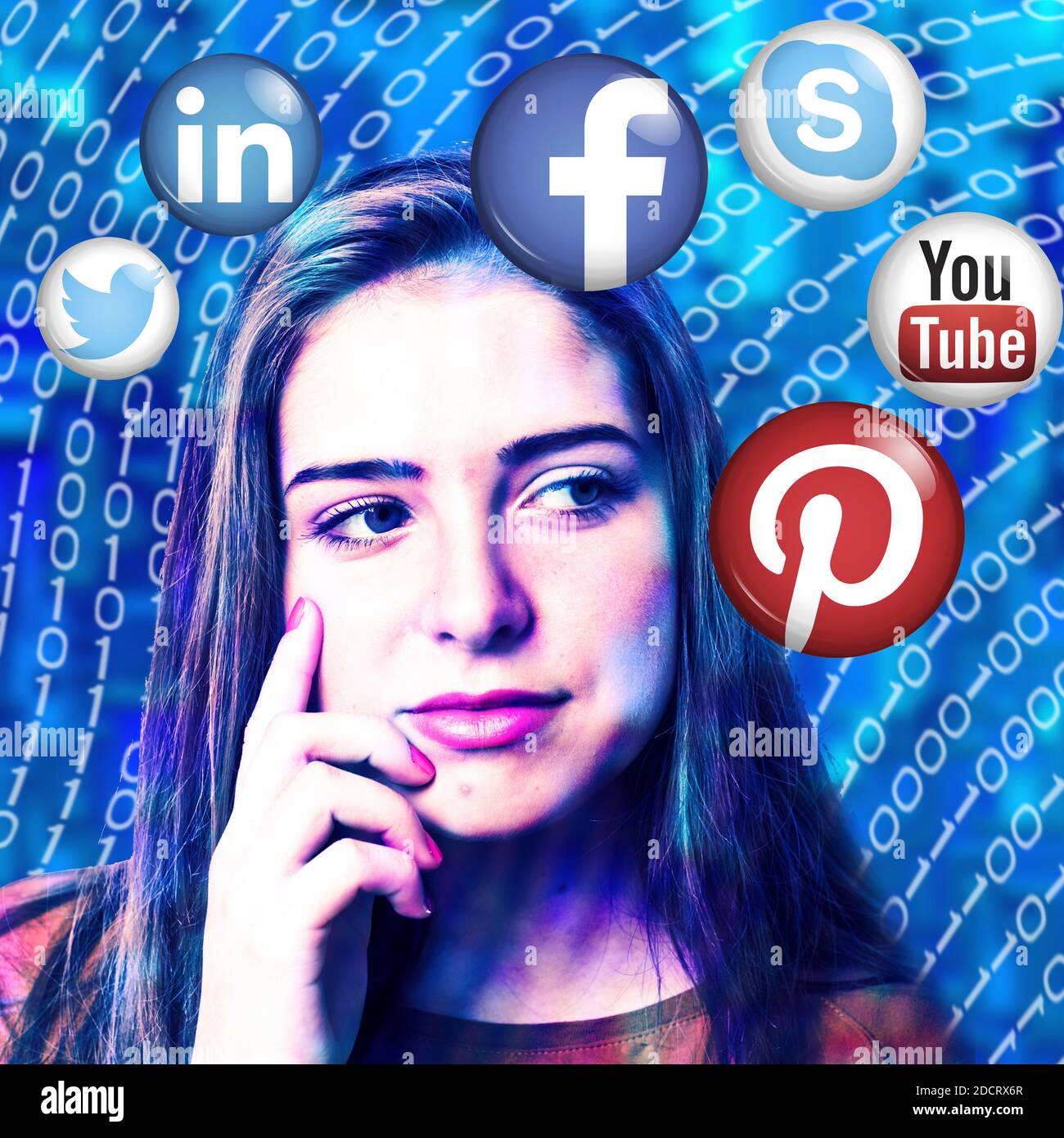 Teenager social networking hires stock photography and images Alamy