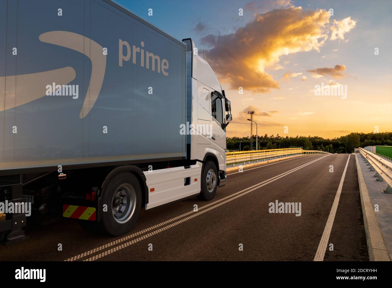 Amazon Prime Truck Logo