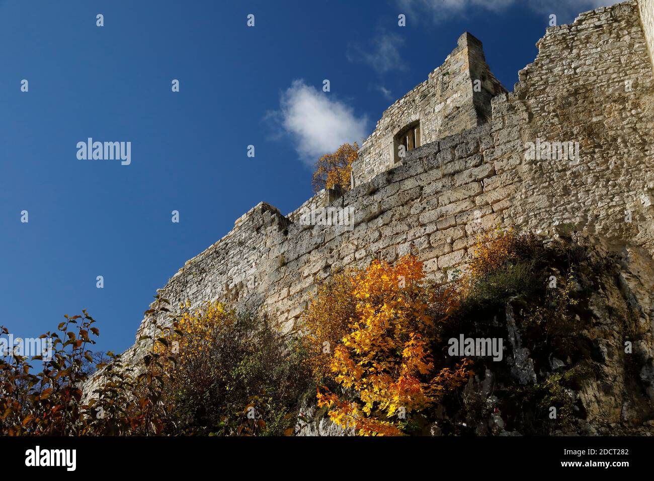 ruins hohenurach in Bad Urach, swabian alb, germany Stock Photo - Alamy
