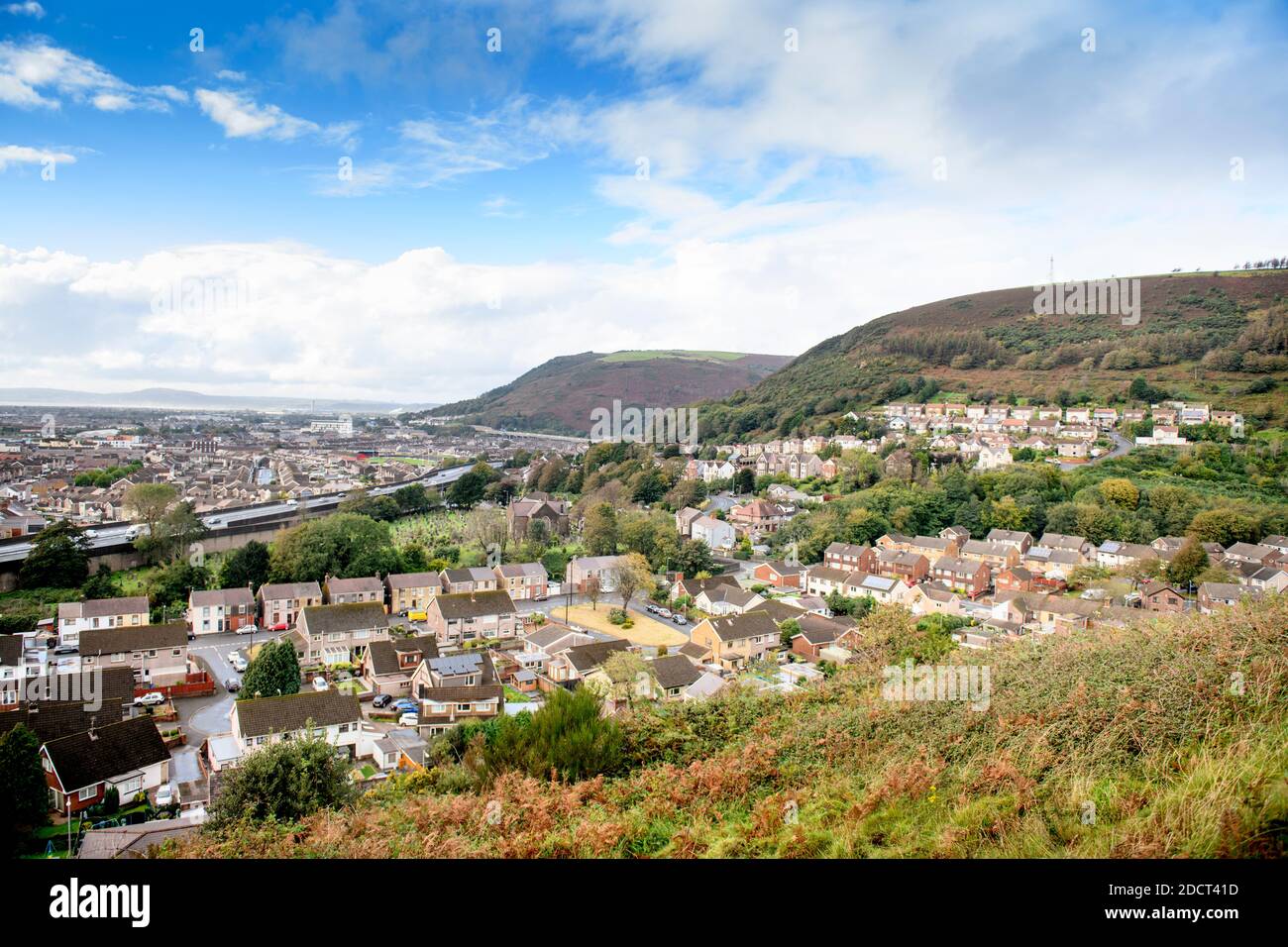 The Pennycae area of Port Talbot in South Wales UK Stock Photo
