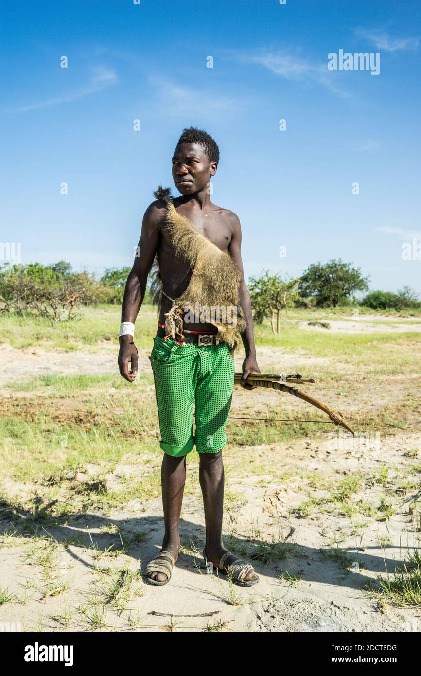 Hunter gatherer bow hadzabe tribe hires stock photography and images