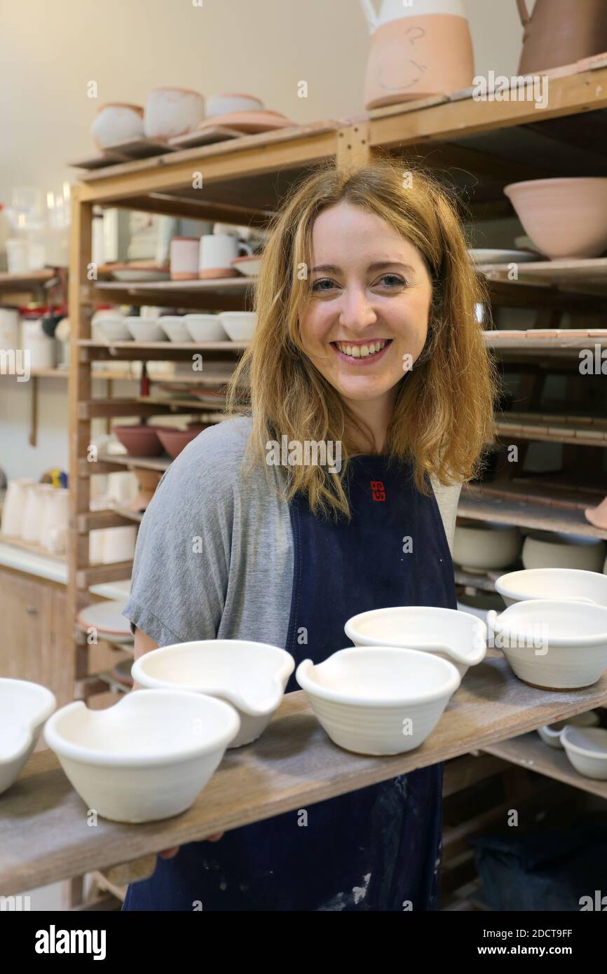 England / Cornwall / St. Ives / The Leach Pottery Stock Photo