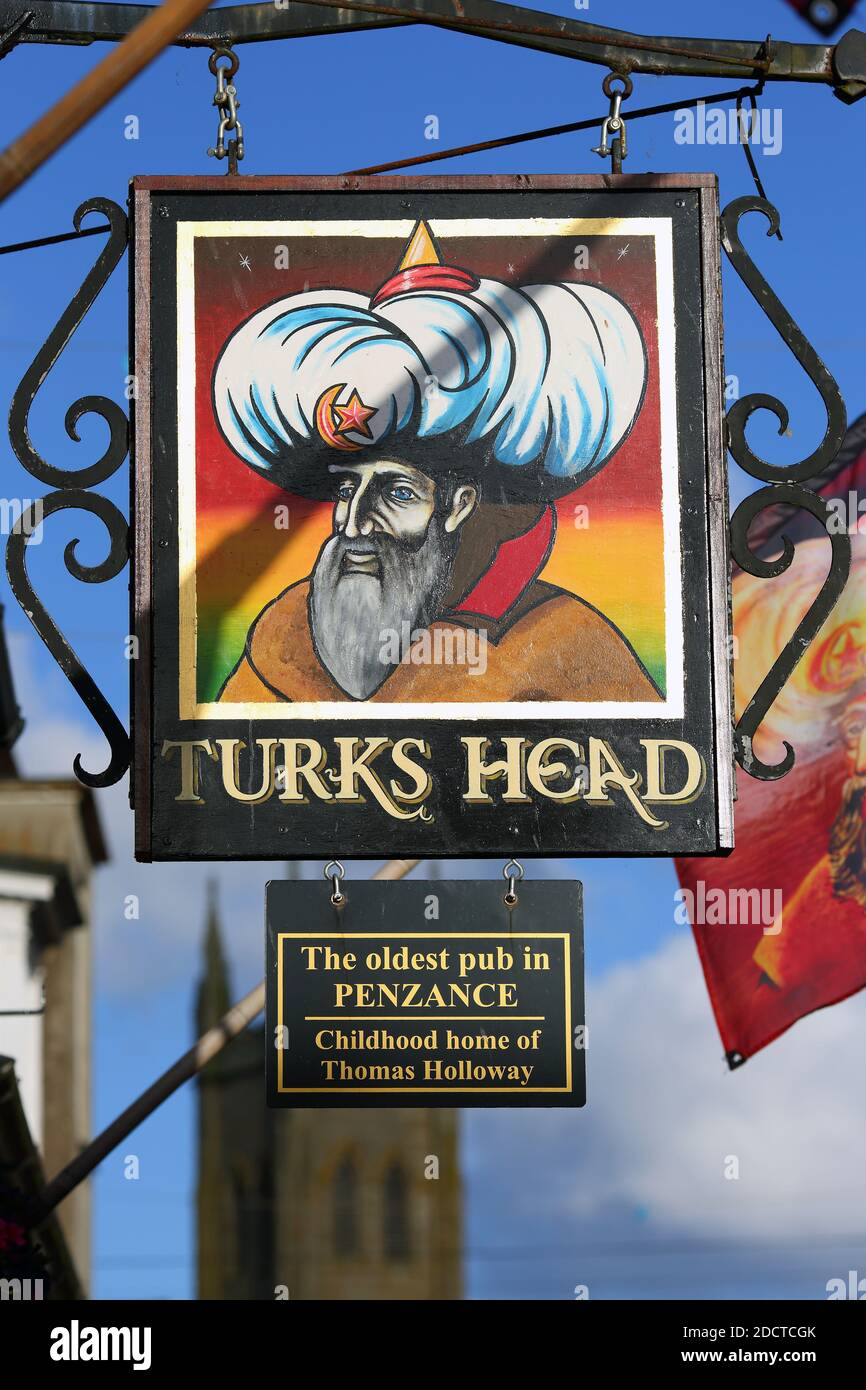 GREAT BRITAIN /Cornwall/ Penzance/ The Turks Head Inn , Penzance , Cornwall Stock Photo