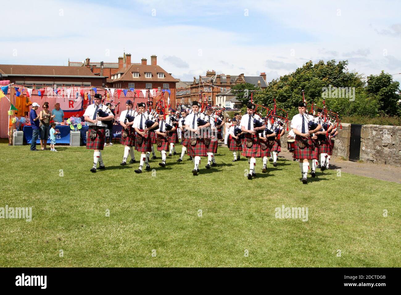 Troon, Ayrshire, Scotland, A mini gala day with a Gala Queen Stock Photo Alamy