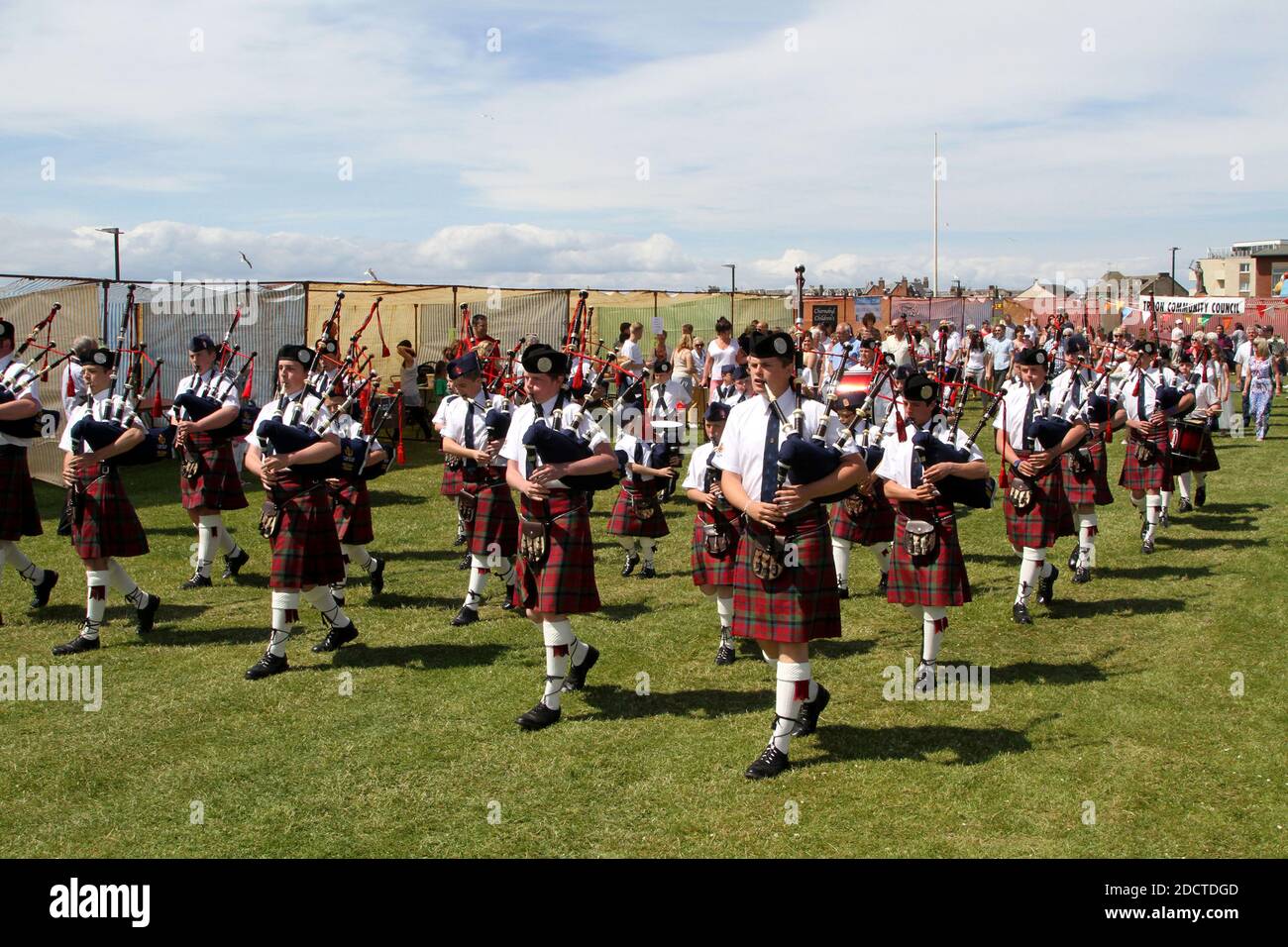 Troon, Ayrshire, Scotland, A mini gala day with a Gala Queen Stock Photo Alamy