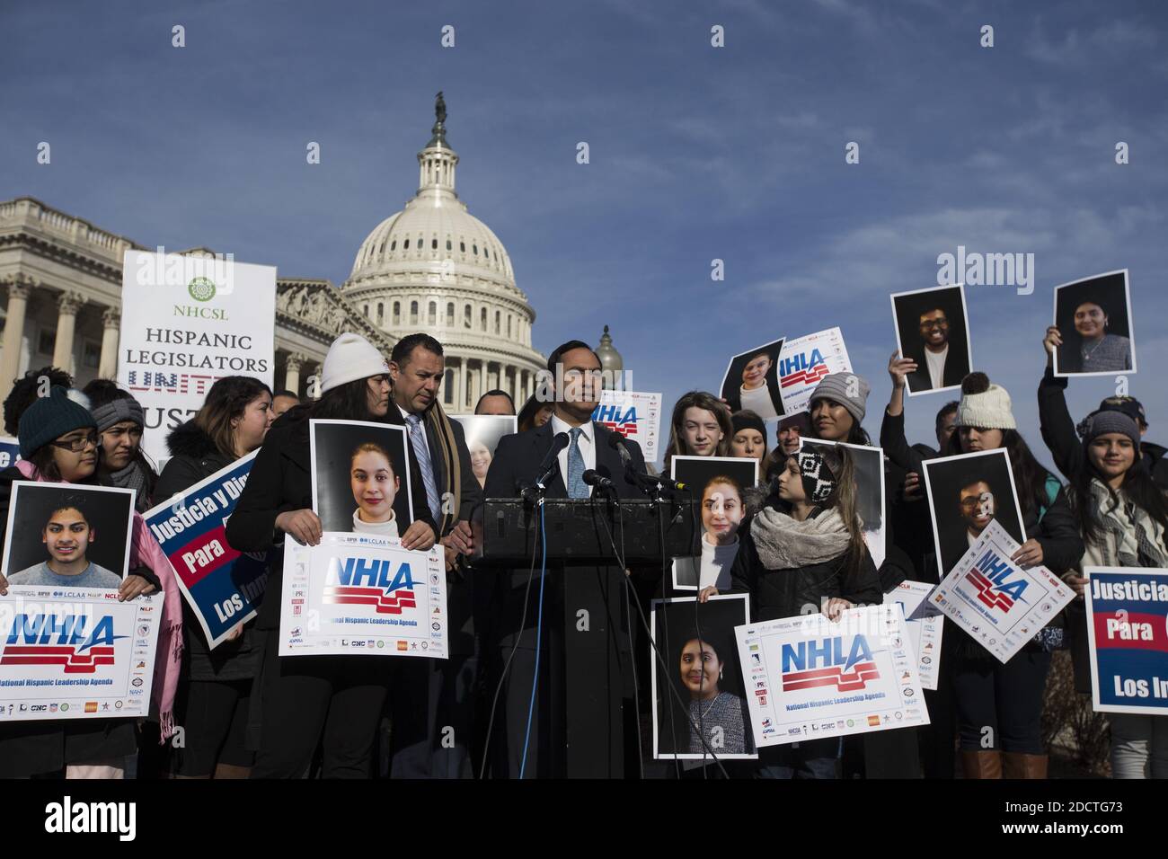 United States Representative Joaquín Castro (Democrat of Texas) speaks ...
