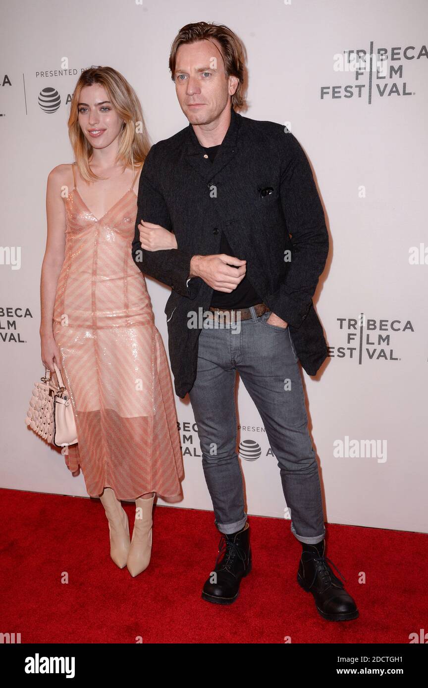 Ewan McGregor and daughter Clara Mathilde McGregor attending the