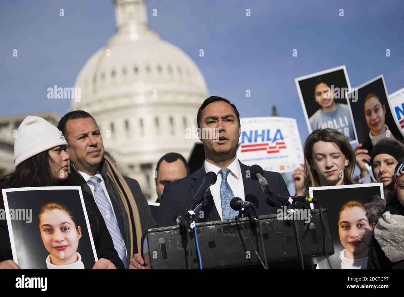 United States Representative Joaquín Castro (Democrat of Texas) speaks ...
