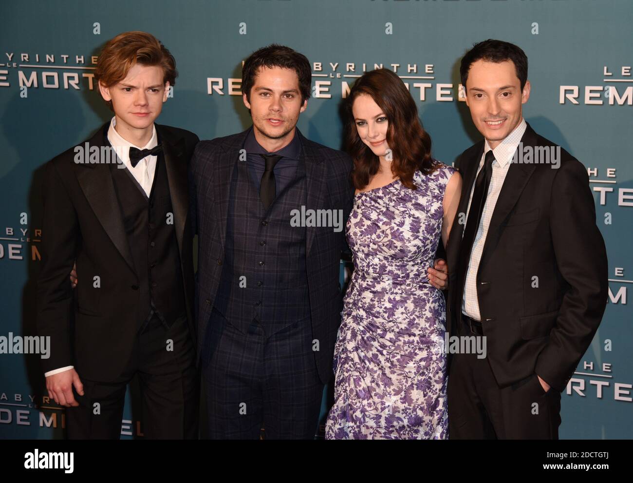 Dylan O'Brien, Kaya Scodelario, Dexter Darden, and Thomas Brodie