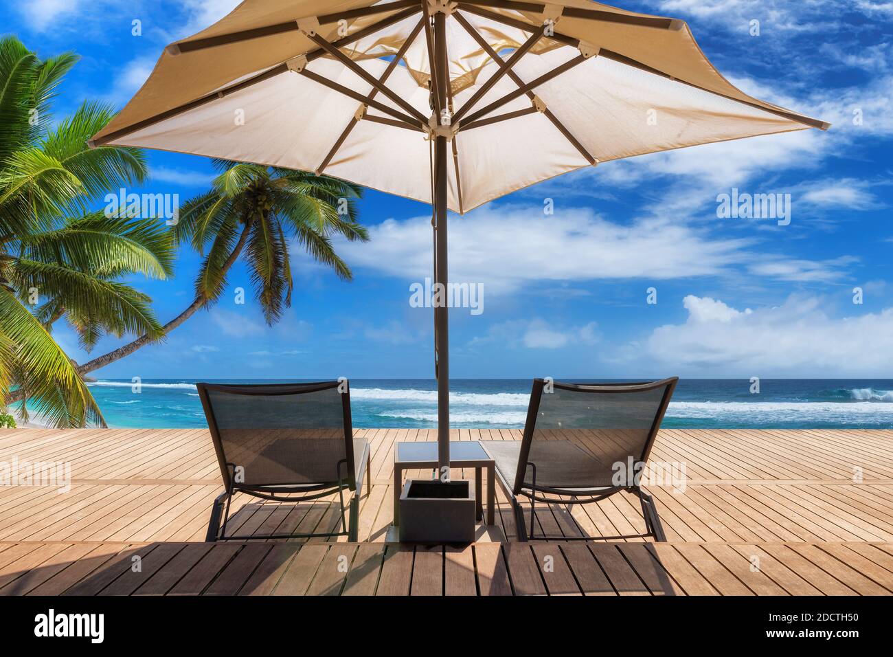 Palm wood chair hi-res stock photography and images - Alamy