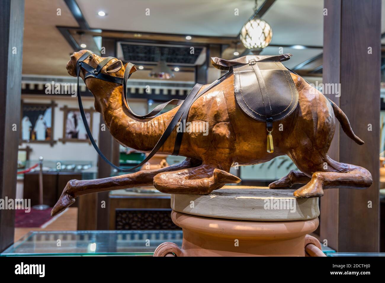 A camel model in the gift shop of in the Heritage villages in Abu Dhabi