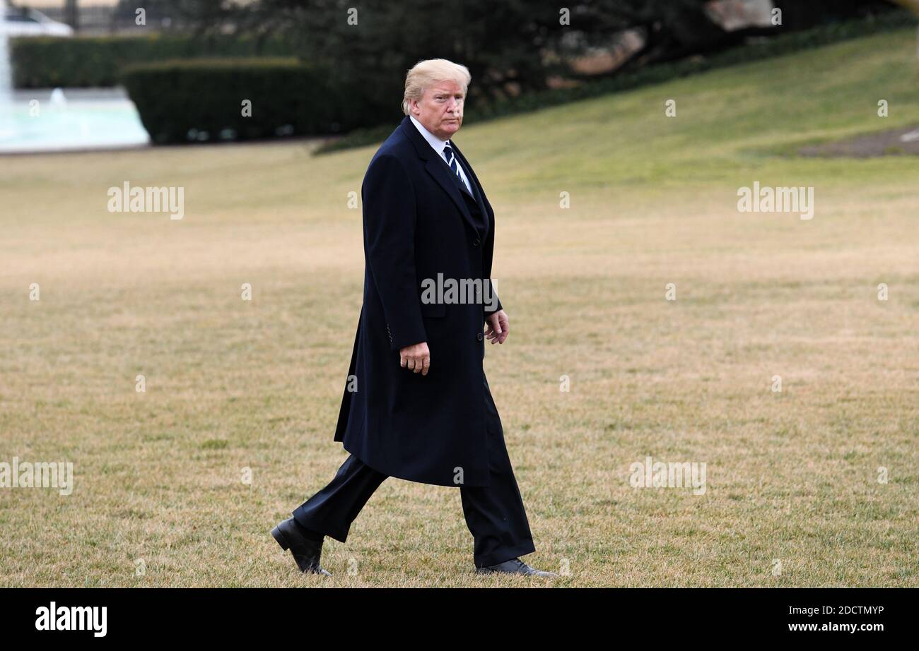 U.S. President Donald Trump returns to the White House, February 1 ...