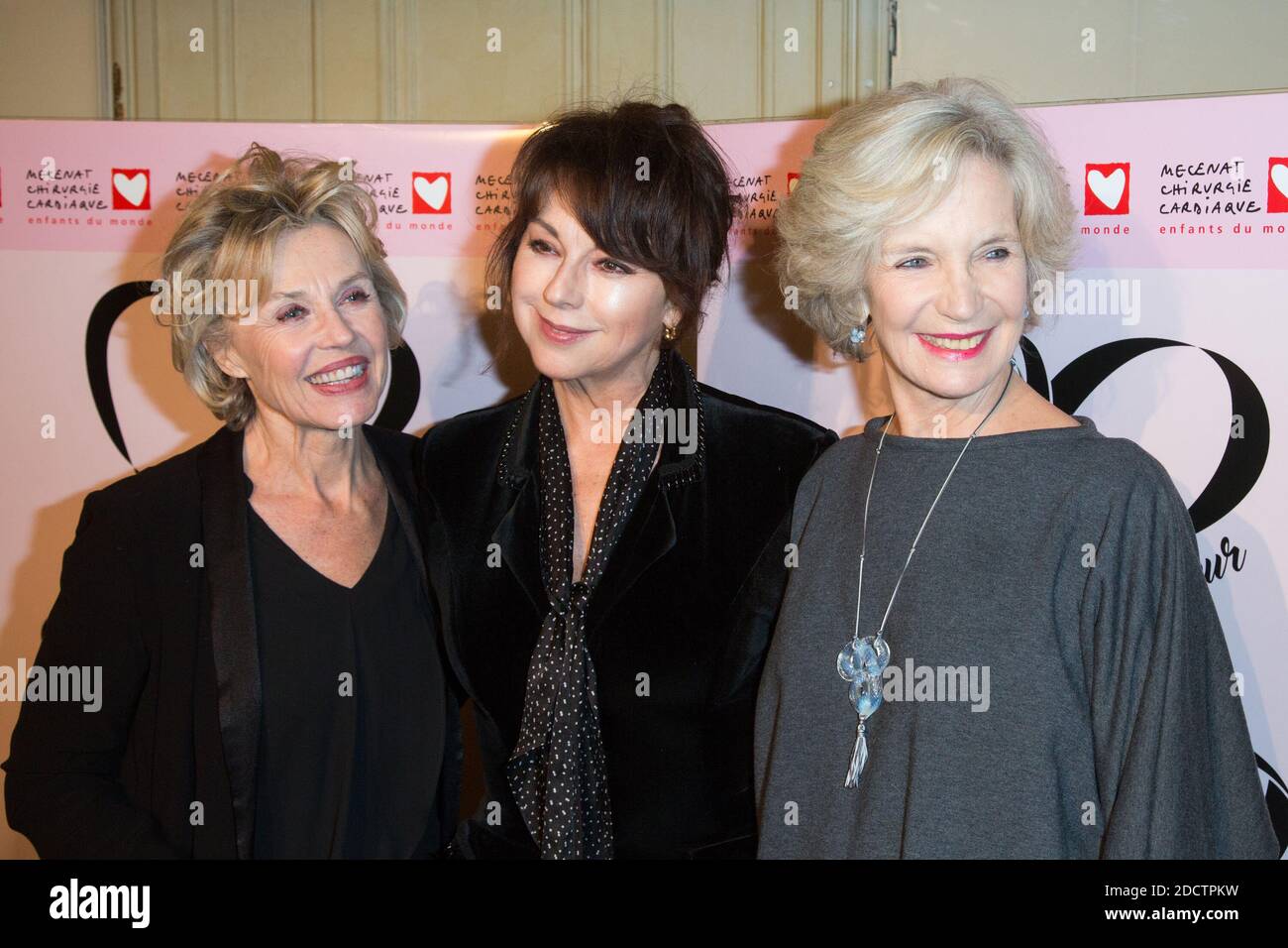 Manoelle Gaillard, Julie Arnold, Marie-Christine Adam lors de la soiree de  Gala du Coeur de