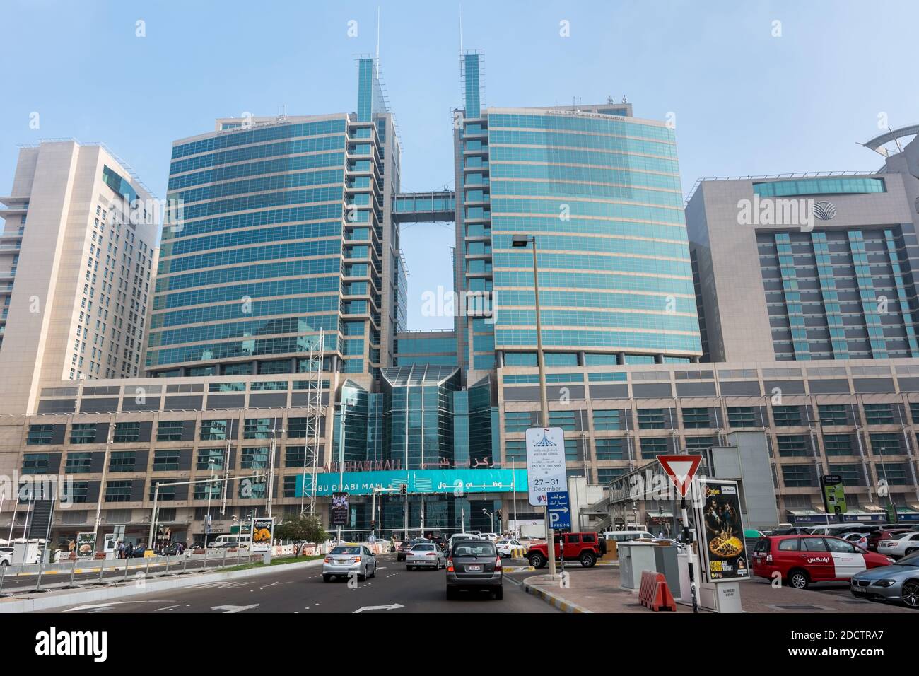 Abu Dhabi mall at the street of Abu Dhabi, a famous shopping mall of