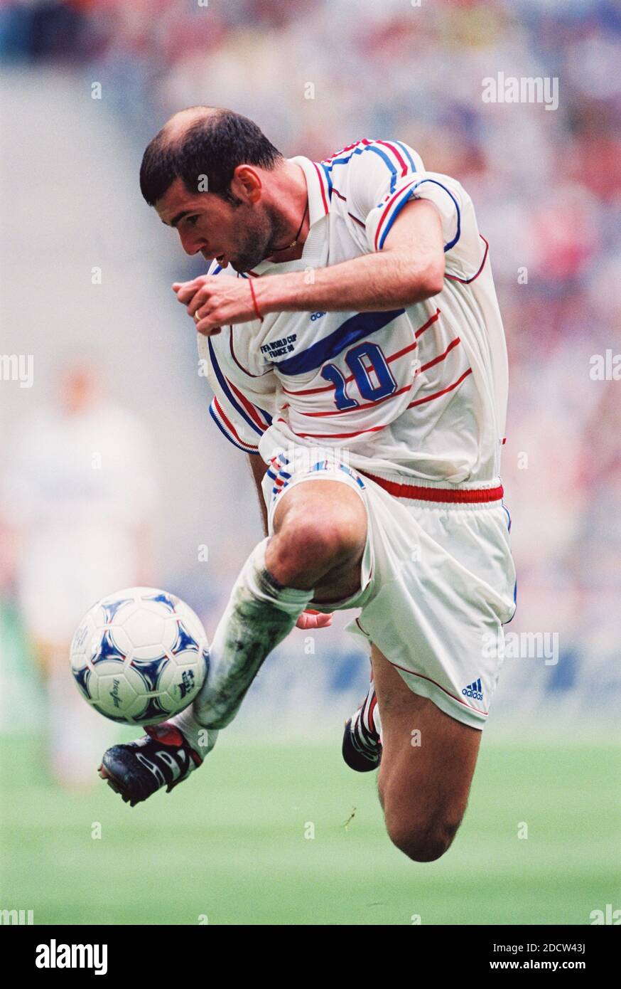 フランス代表 FIFA WORLD CUP 98 ZIDANE 10 Adidas Retro Zidane #10 France FIFA World Cup 1998 Final