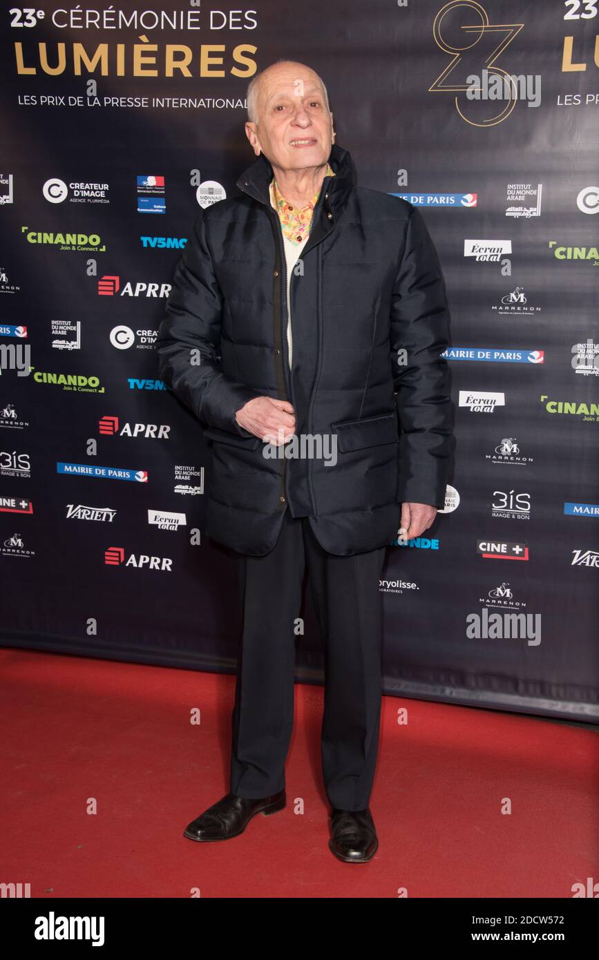 Michel Ocelot attending the 23rd Lumieres Award Ceremony at Institut du Monde Arabe in Paris, France on February 5, 2018. Photo by Alban Wyters/ABACAPRESS.COM Stock Photo