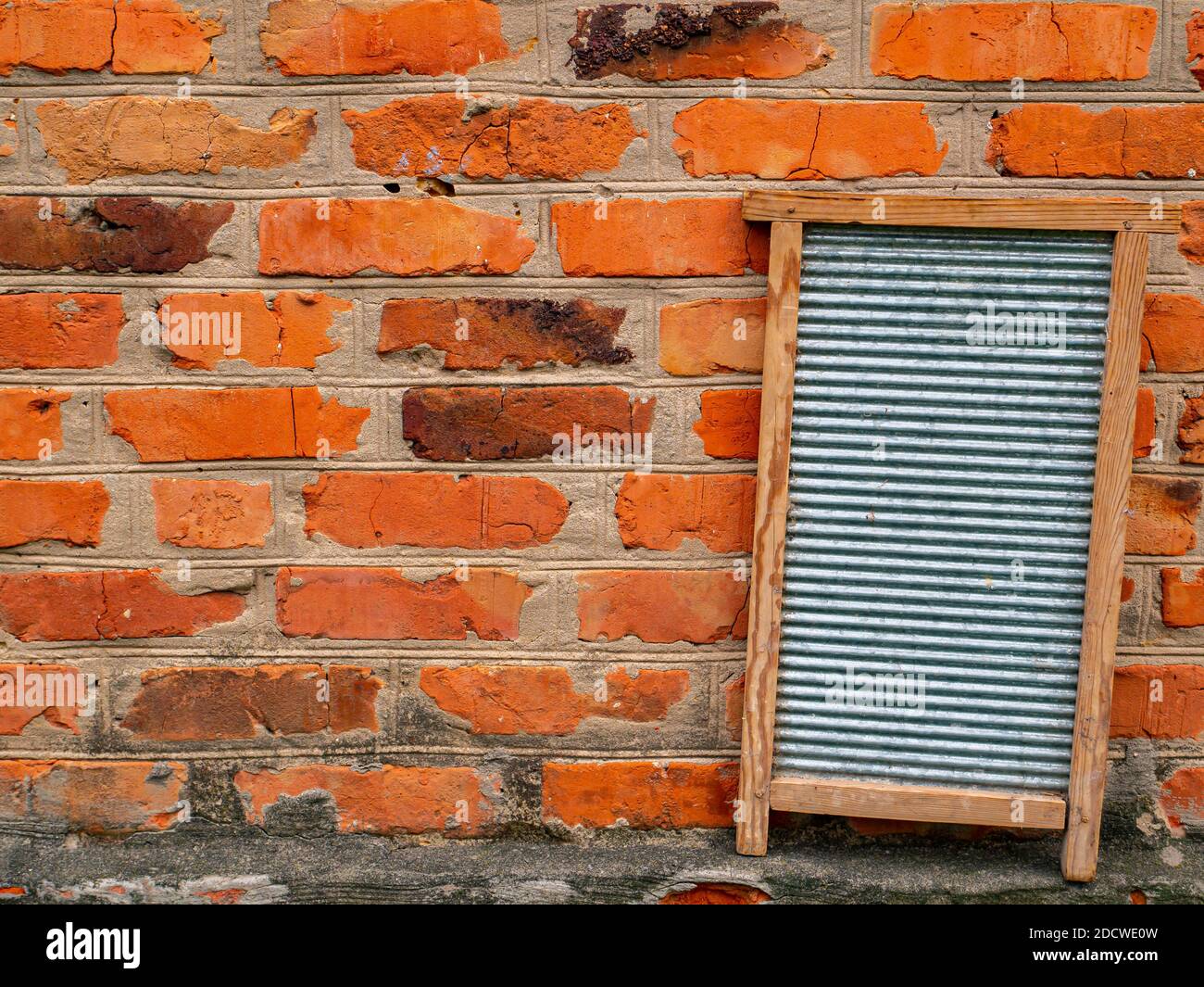 Retro household board for hand washing clothes Stock Photo Alamy