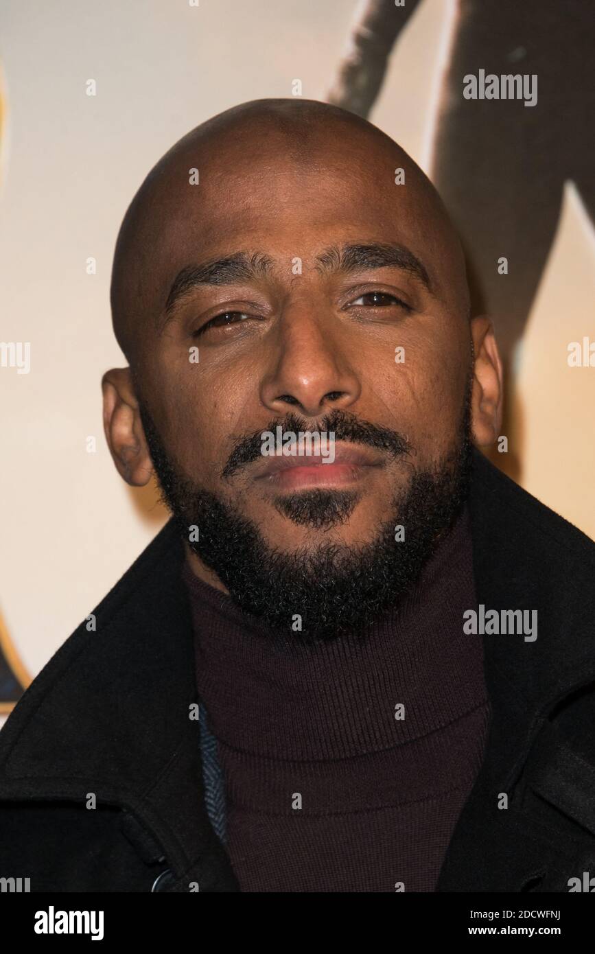 Stomy Bugsy attending the ‘Black Panther’ Paris Special Screening at Le