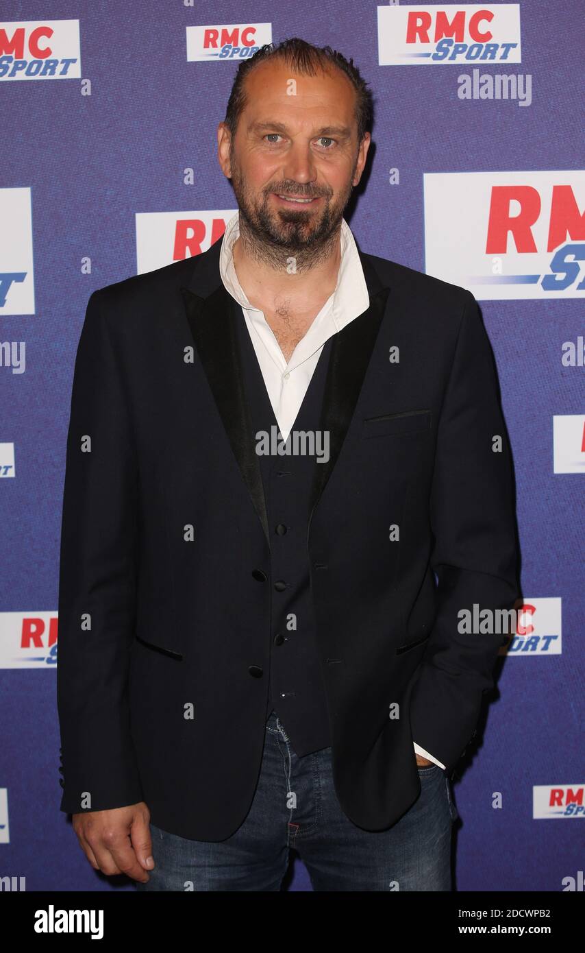 Lionel Charbonnier lors de la conference de presse RMC sur la Coupe du Monde de Football 2018, a Paris, France le 11 Avril 2018. Photo by Jerome Domine/ABACAPRESS.COM Stock Photo