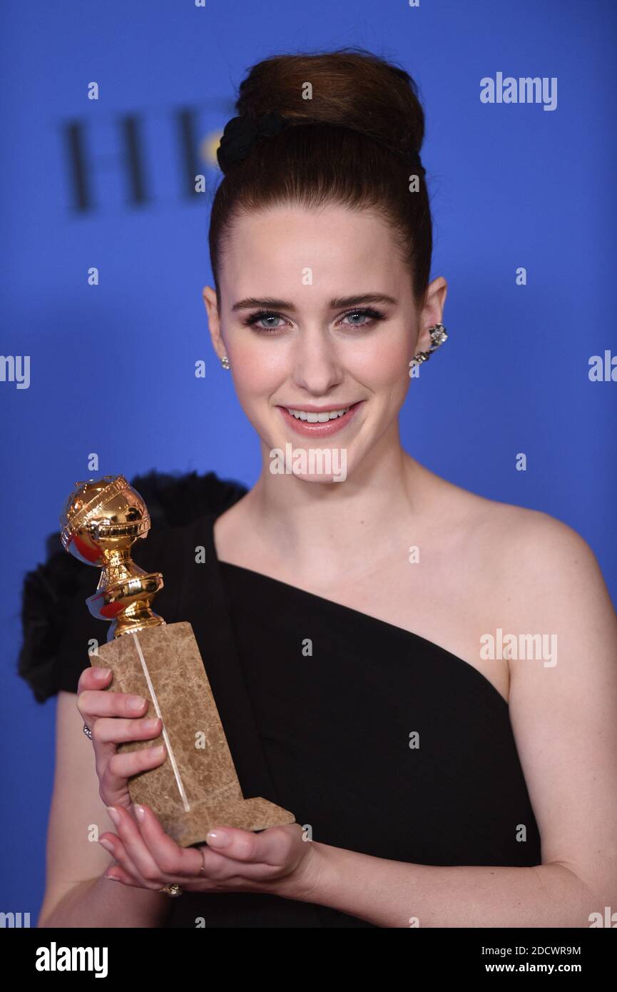 Actress Rachel Brosnahan posing in the press room during The 75th(02)