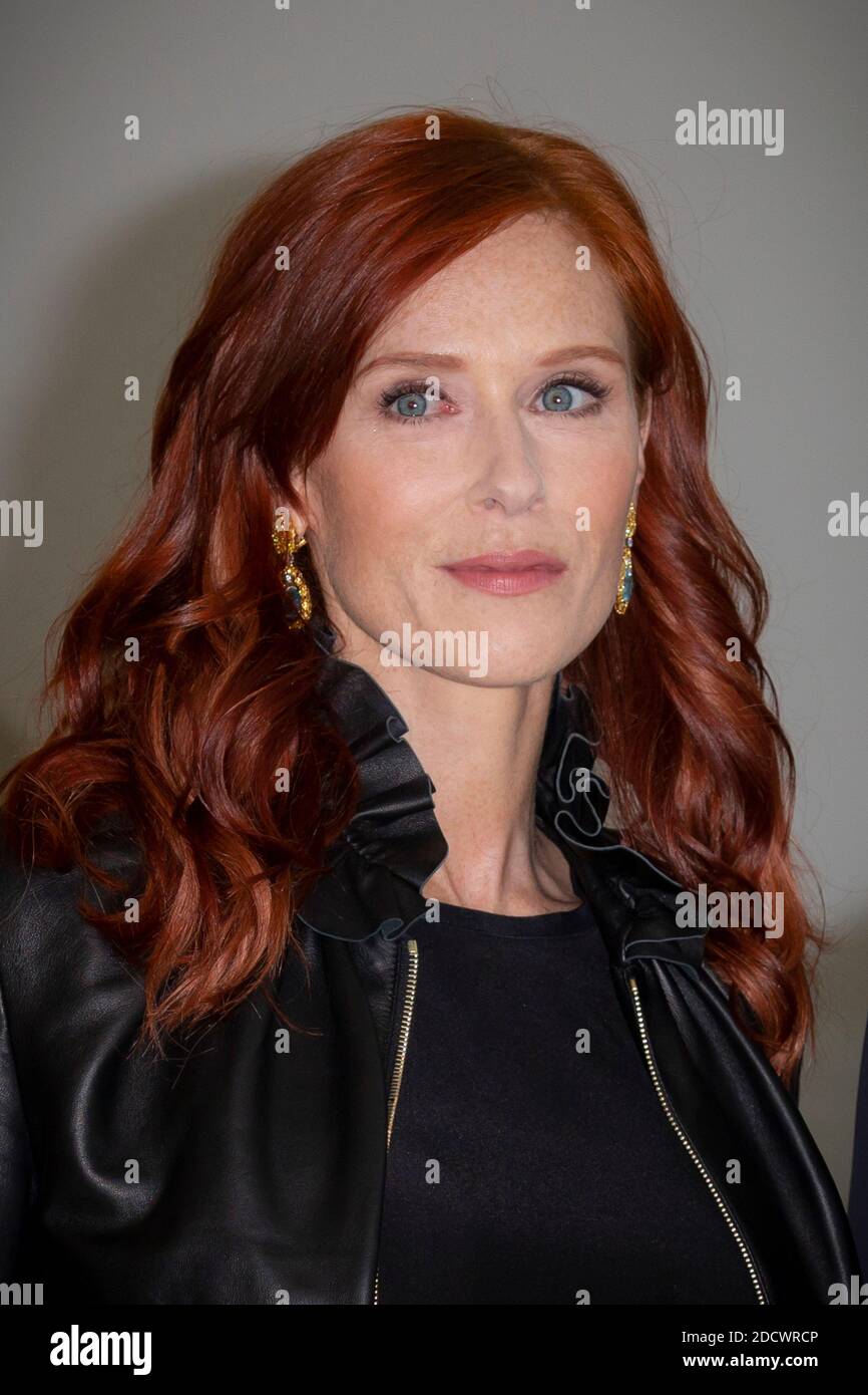 Audrey Fleurot poses at the Photocall of the TV series 'Safe' during