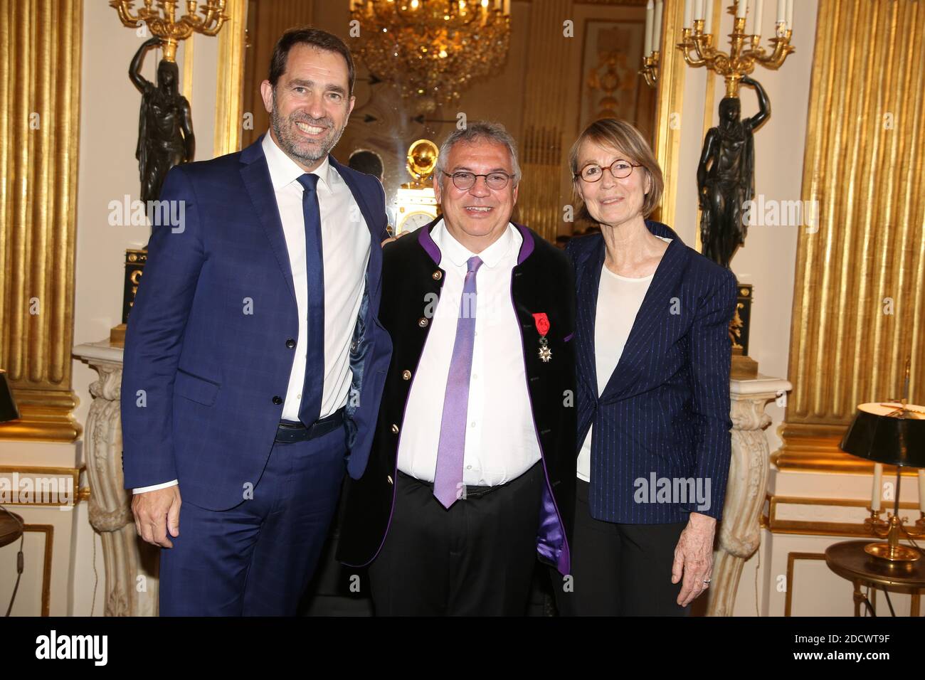 Christophe Castaner, Francoise Nyssen et Dominique Bluzet a la ...