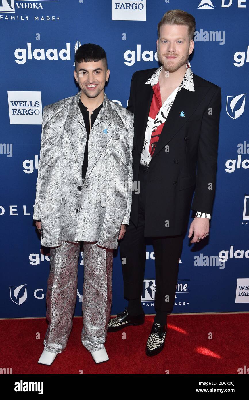 Mitch Grassi And Scott Hoying Attend The 29th Annual Glaad Media Awards At The Beverly Hilton Hotel On April 12 18 In Beverly Hills Los Angeles Ca Usa Photo By Lionel Hahn Abacapress Com