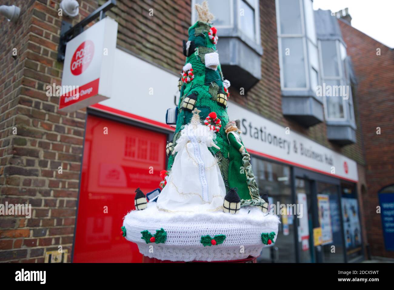 Hertford, UK. 23rd November 2020. Knitters in Hertford, UK, have been