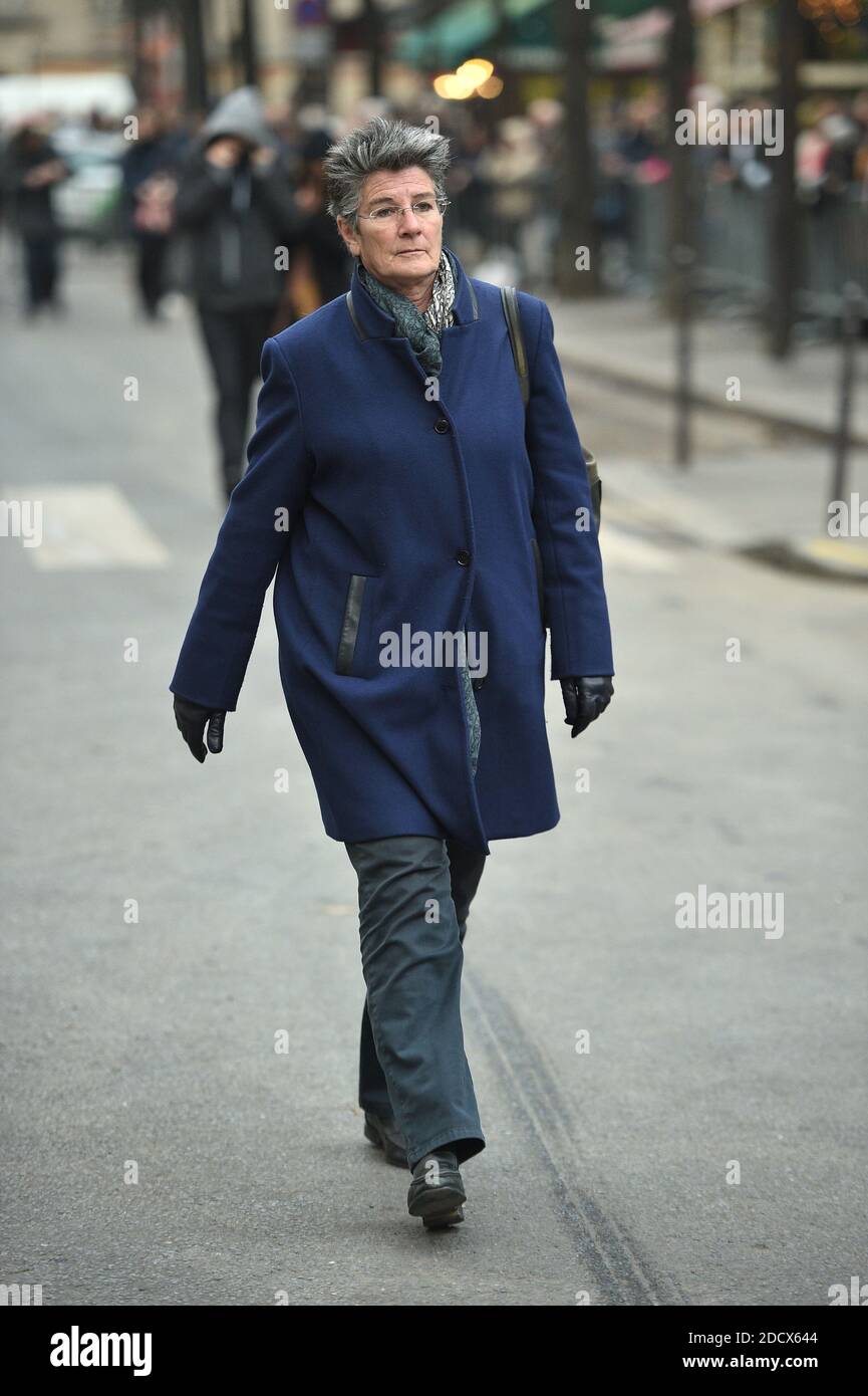 Guest attending funerals of French singer France Gall in Paris, France