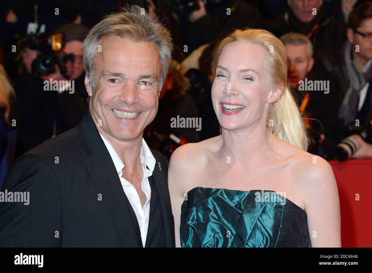 Hannes Jaenicke and Feo Aladag attending the Opening Ceremony and the