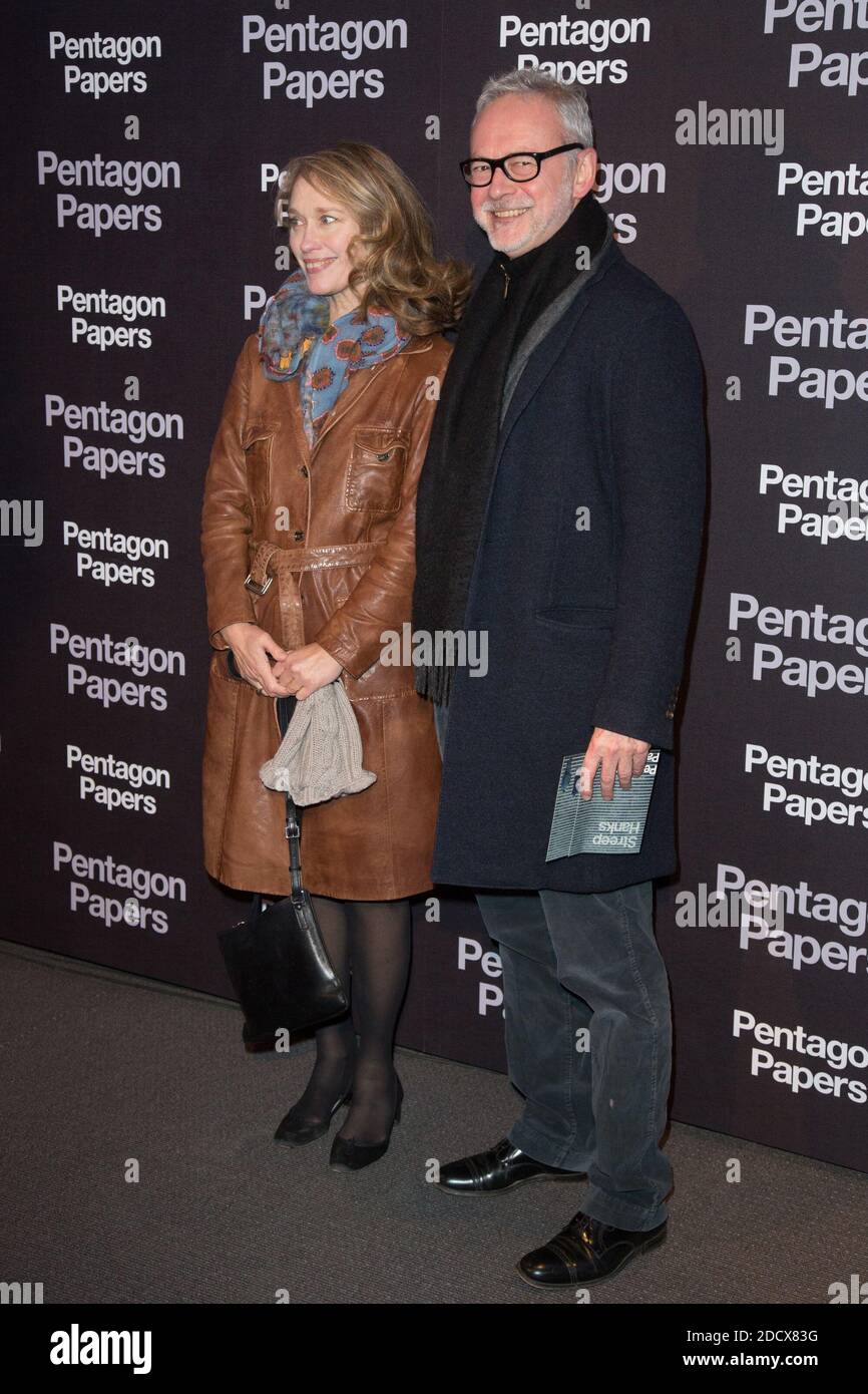 Marianne Basler and Jean-Philippe Puymartin attends the Pentagon Papers