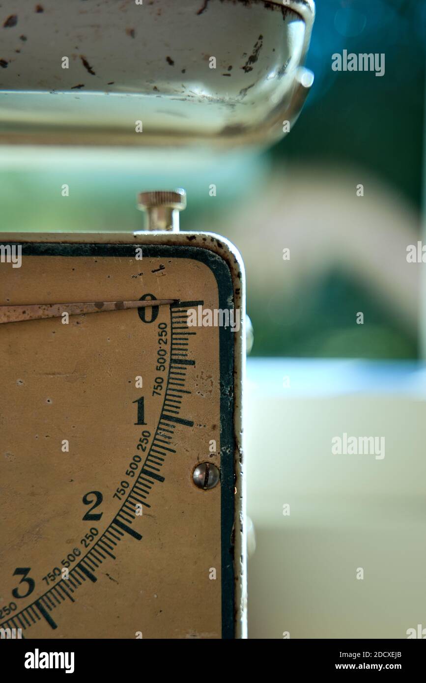 Two Pieces of Rye Bread are Weighed on a Kitchen Scale Stock Image - Image  of care, flour: 215684863