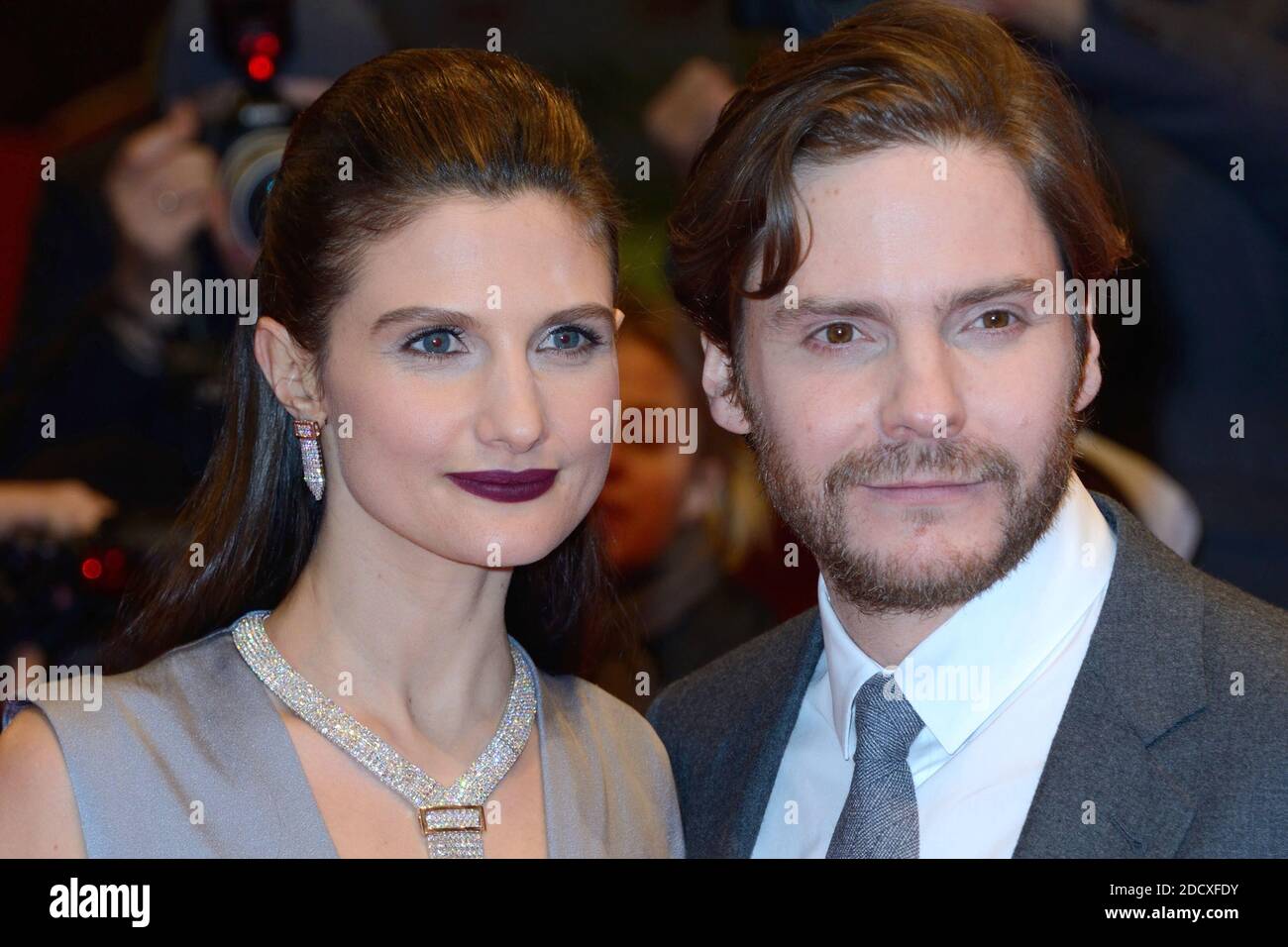 Daniel Bruhl and his girlfriend Felicitas Rombold attending the 7 Days