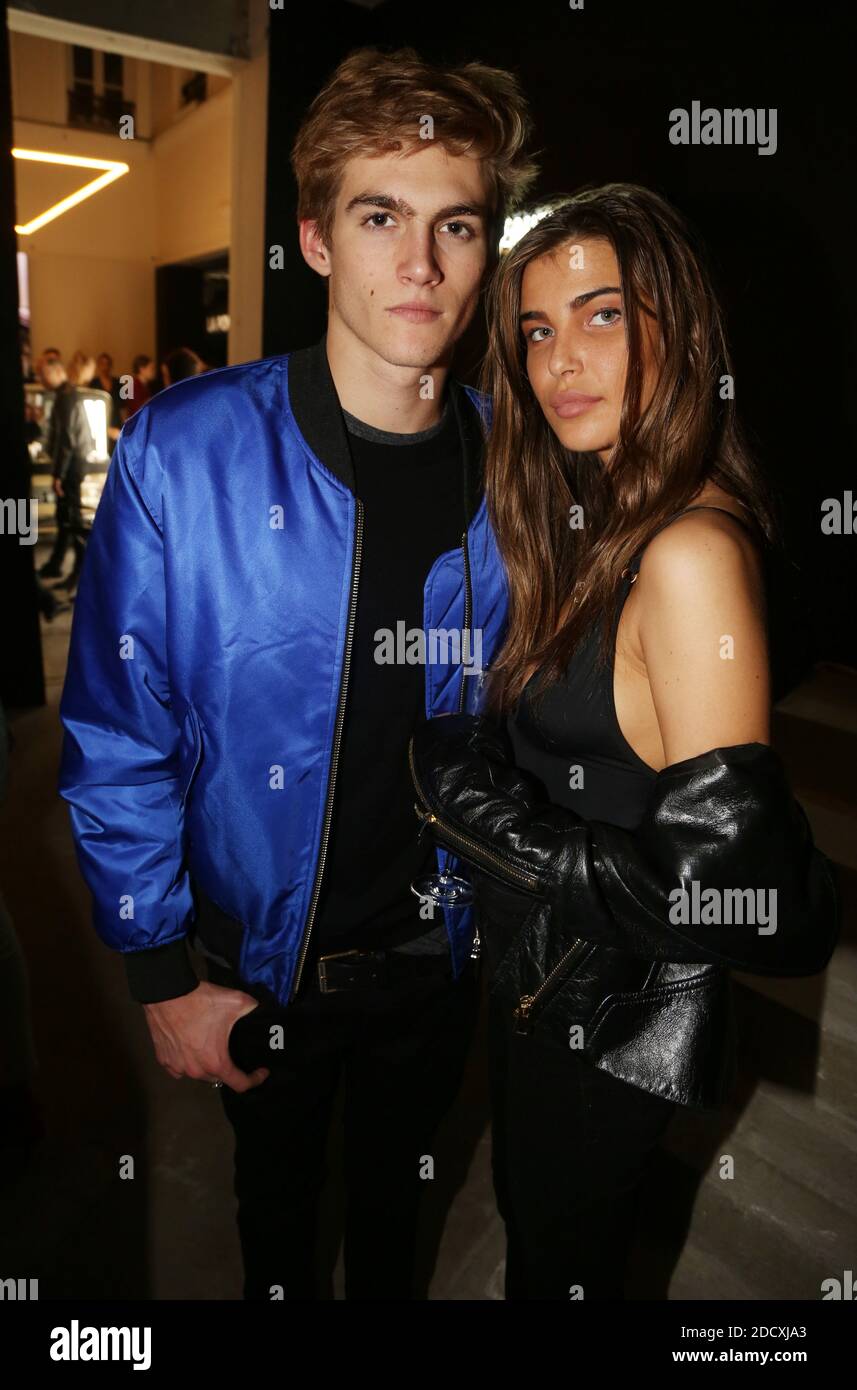Presley Walker Gerber And His Girlfriend Shirley Attending The YSL 