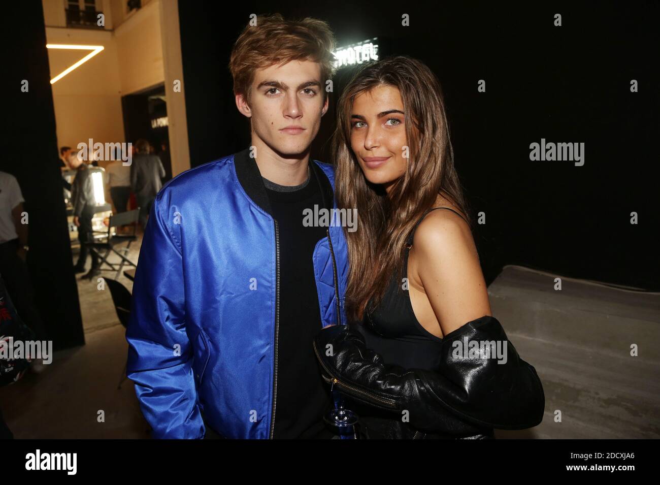 Presley Walker Gerber And His Girlfriend Shirley Attending The YSL 
