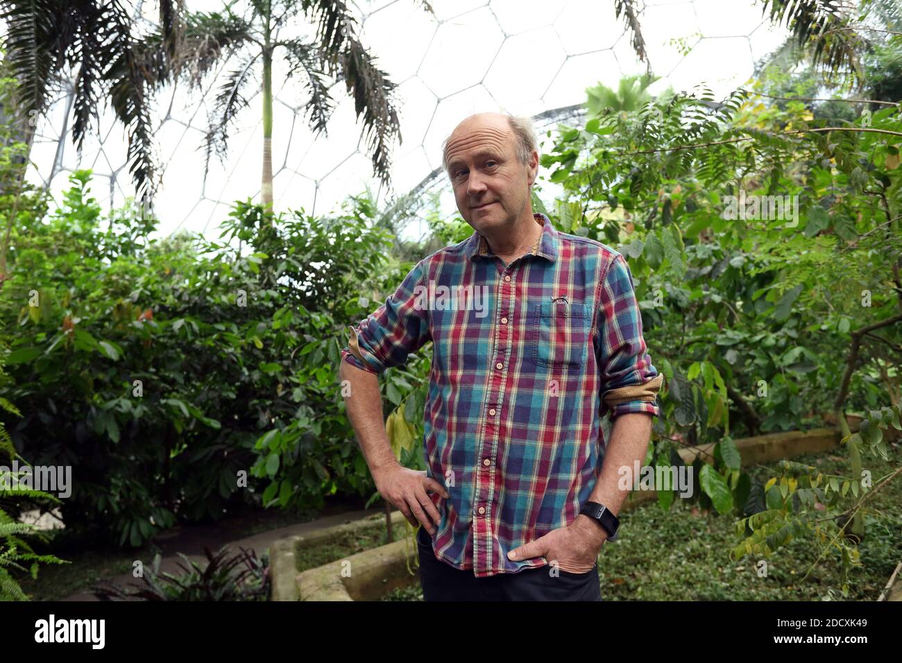 GREAT BRITAIN / Cornwall / Eden Project /Sir Tim Smit, Executive Vice Chairman and Co - founder of the Eden Project . Stock Photo