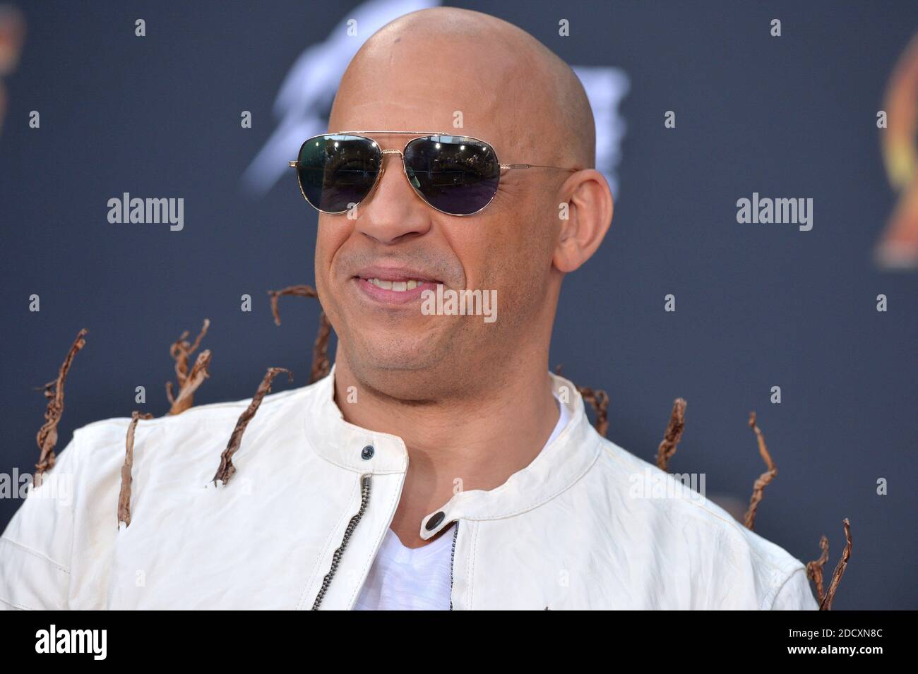 Vin Diesel attends the World Premiere of Avengers: Infinity War on April  23, 2018 in Los Angeles, California. Photo by Lionel Hahn/ABACAPRESS.COM  Stock Photo - Alamy