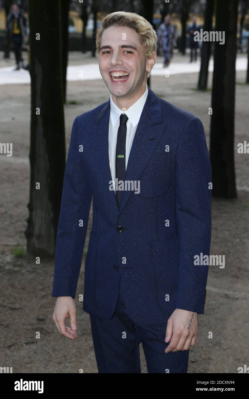 Xavier Dolan attending the Louis Vuitton Men Menswear Fall/Winter 2018-2019  show as part of Paris fashion week in Paris, France on January 18, 2018.  Photo by Jerome Domine/ABACAPRESS.COM Stock Photo - Alamy