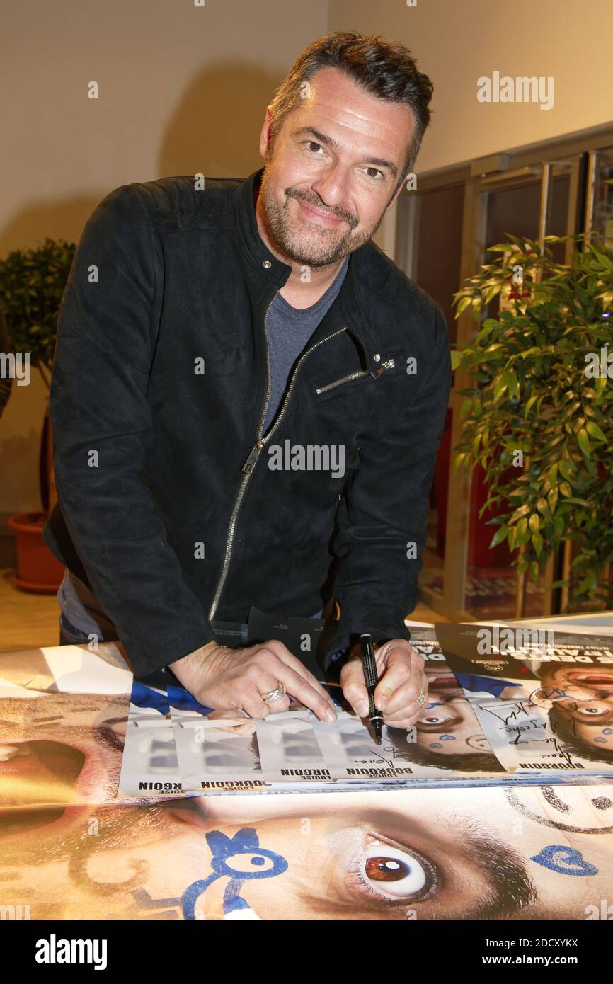 French actor Arnaud Ducret attends the 'Les dents, pipi et au lit' film  premiere at cinema