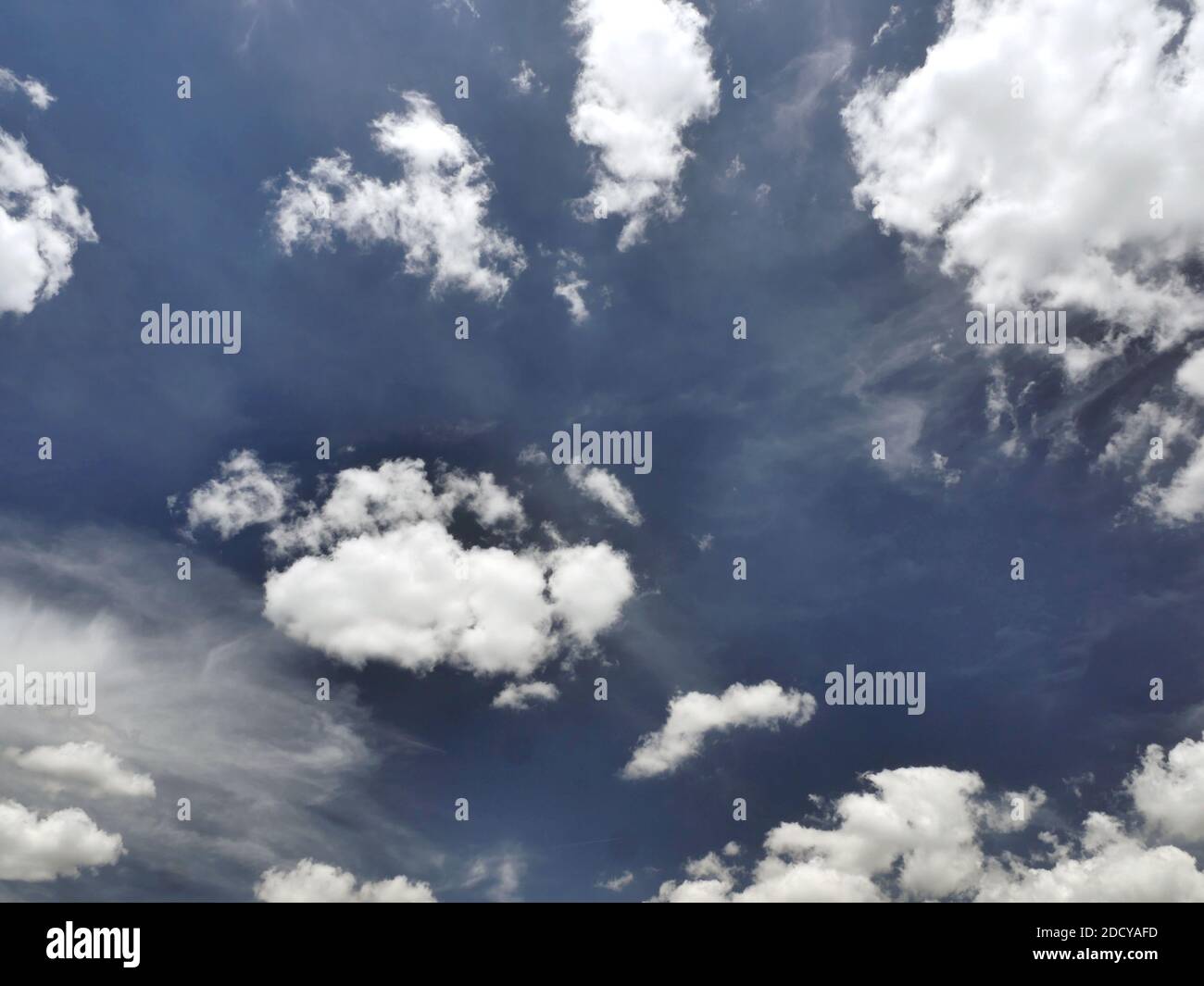 Beautiful blue sky and clouds natural background Stock Photo - Alamy