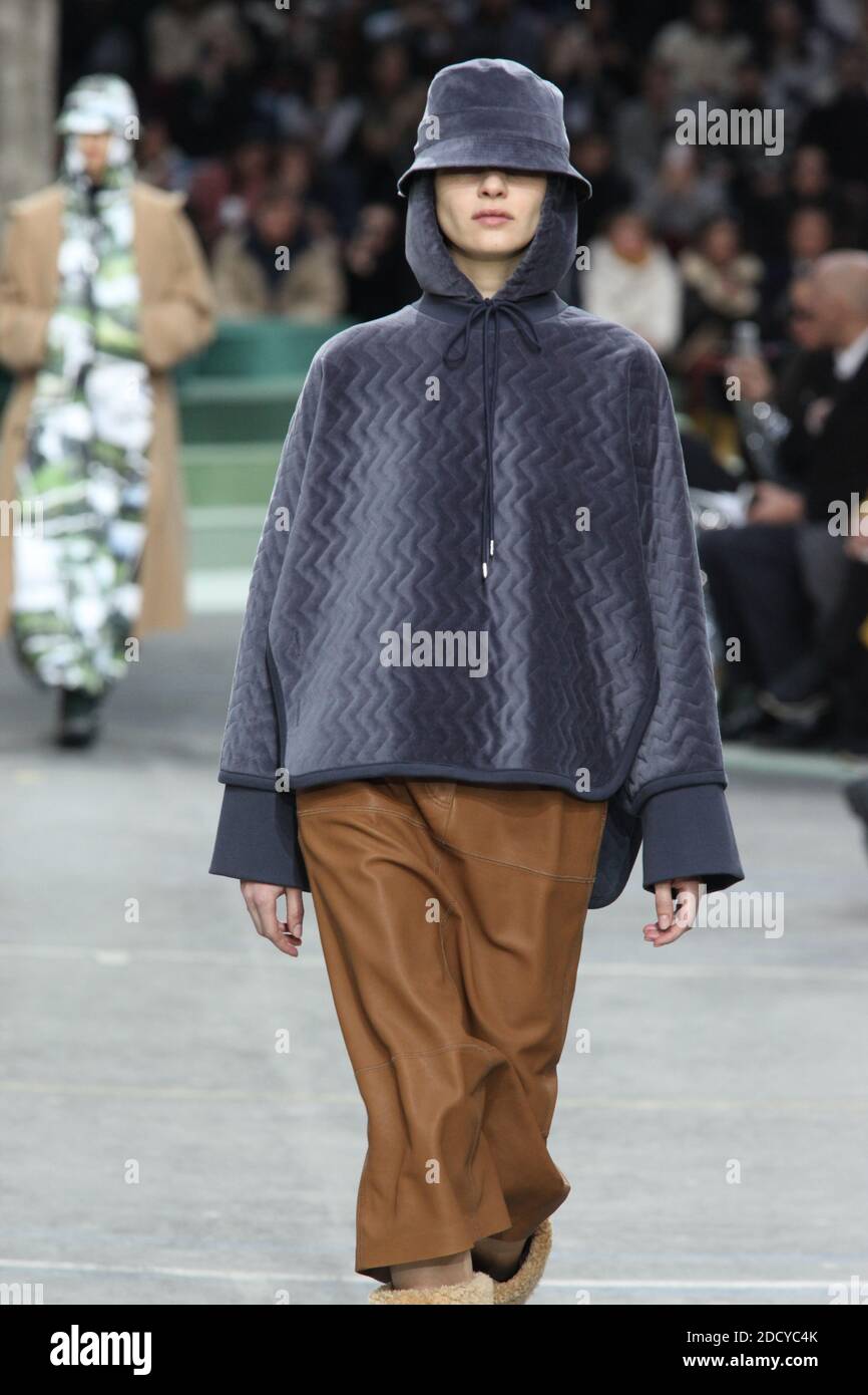 A model walks the runway during the Lacoste Womenswear Fall-Winter 2018 ...