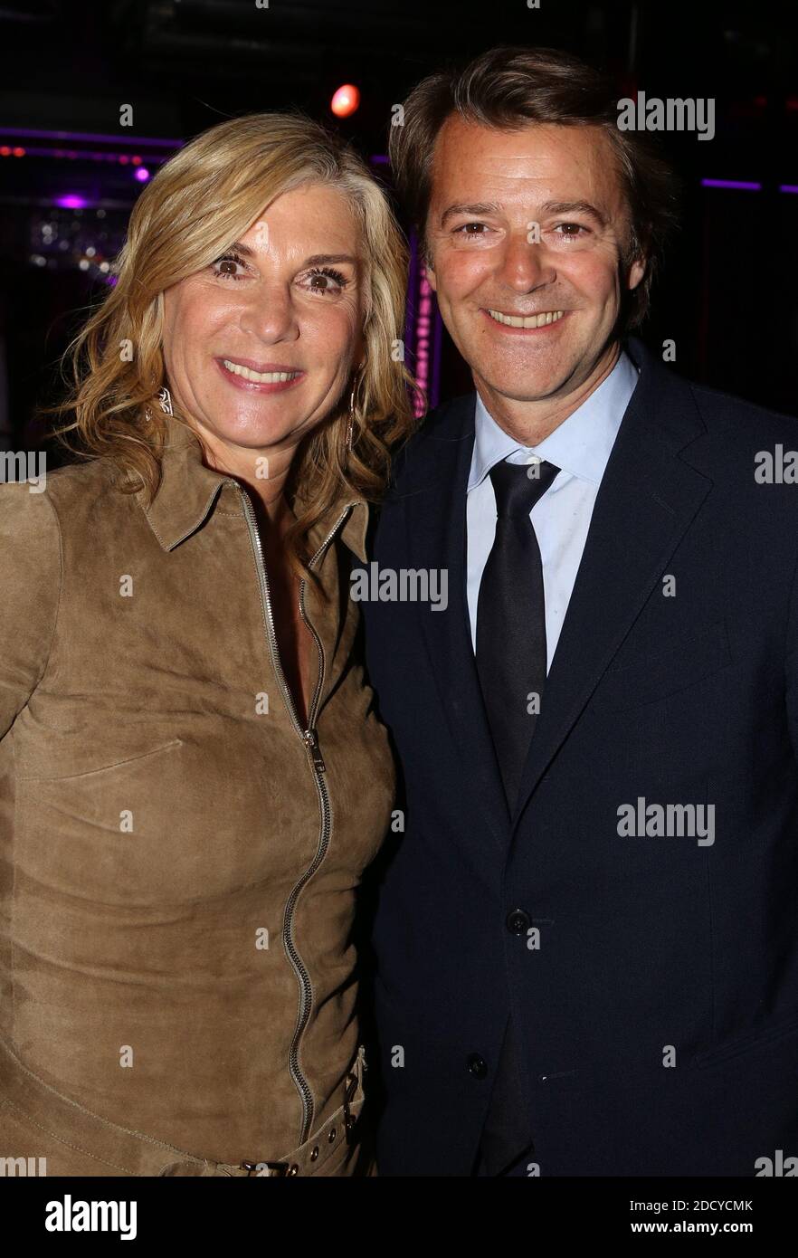 Michele Laroque et son compagnon Francois Baroin lors de l
